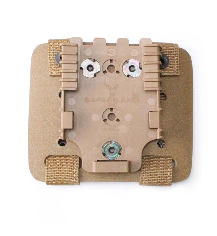 PLAQUE D’ADAPTATION MOLLE SAFARILAND – AVEC KIT QLS – COYOTE
