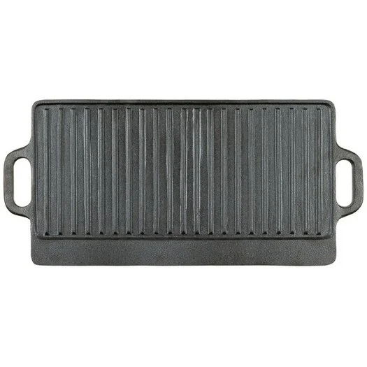 Plaque de cuisson Fox outdoor en fonte avec 2 poignées