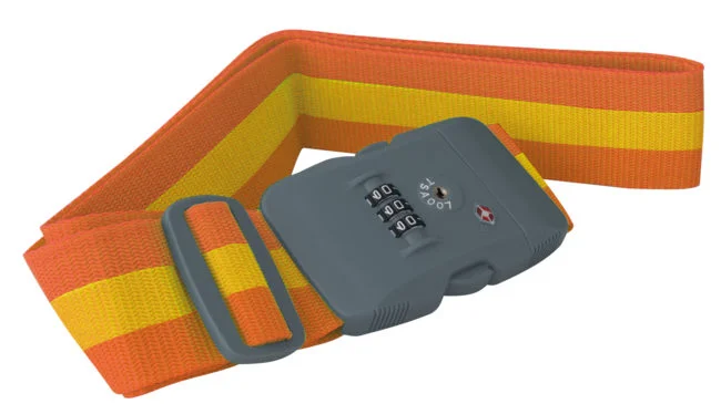 PLTS0327 – TravelSafe Sangle de compression de bagage à verrou TSA