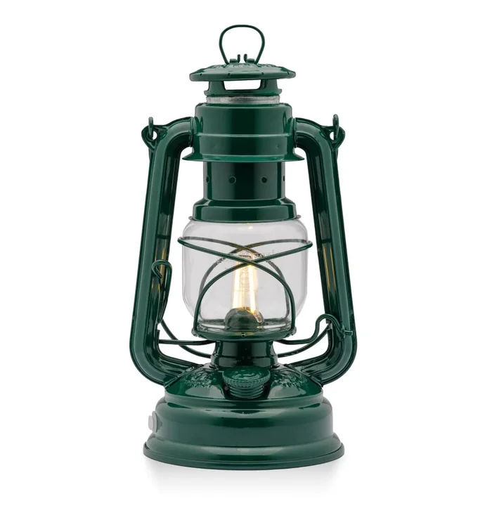 PM276-LED-GRUN – Feuerhand Lampe tempête Baby Special LED Vert mousse