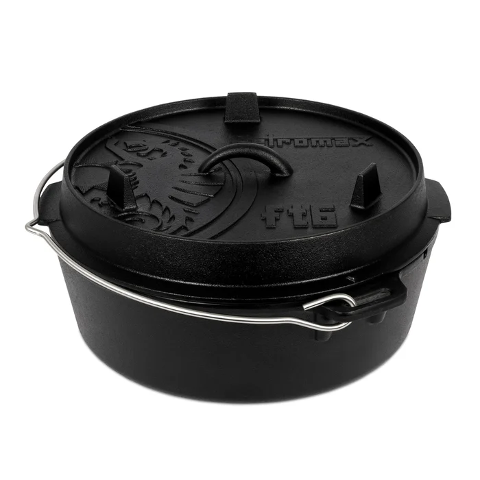 PMFT6-T – Petromax Marmite en fonte à fond plat FT6