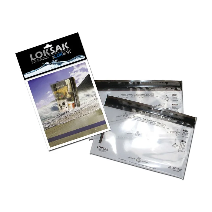 Poche étanche Loksak ALOKSAK 9 x 6&Prime; (lot de 2)