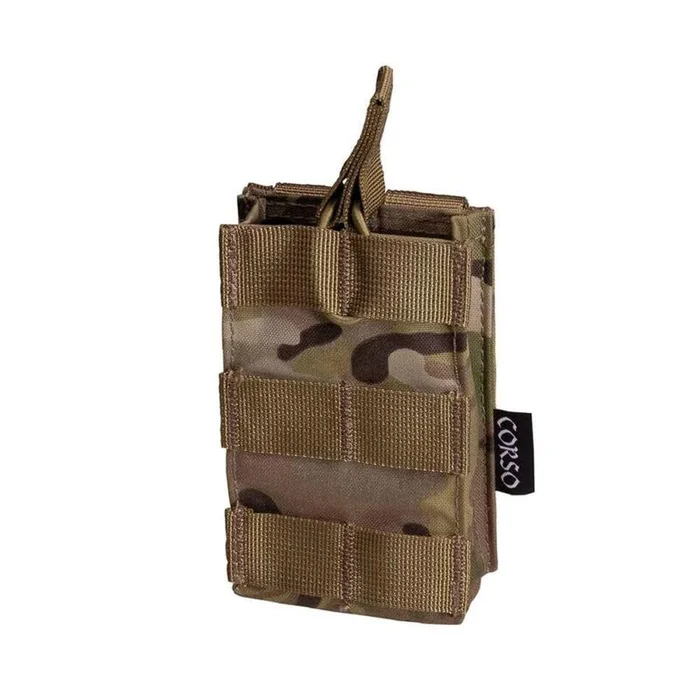 Poche Porte-Chargeur Simple M4 Corso Tactical – Système MOLLE – Multicam – Accès Rapide et Sécurisé