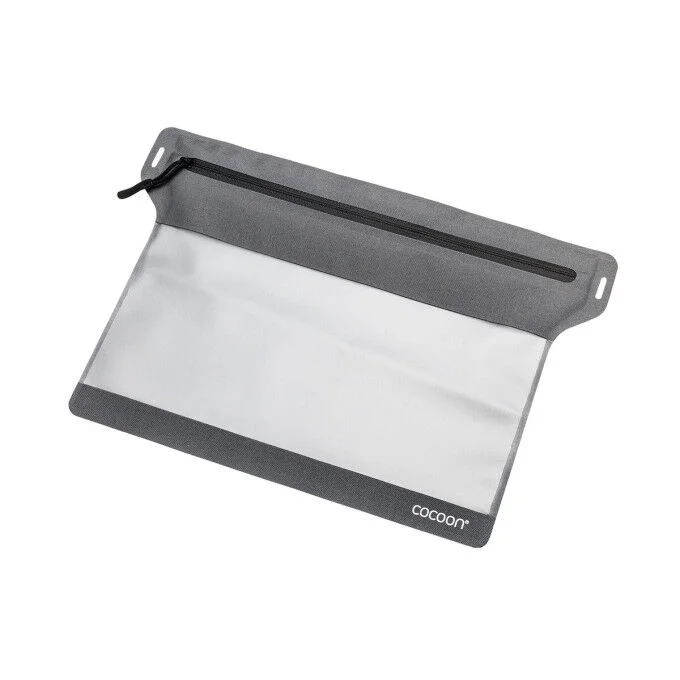 Pochette Cocoon ZIPPERED FLAT DOCUMENT BAG Grey/Black