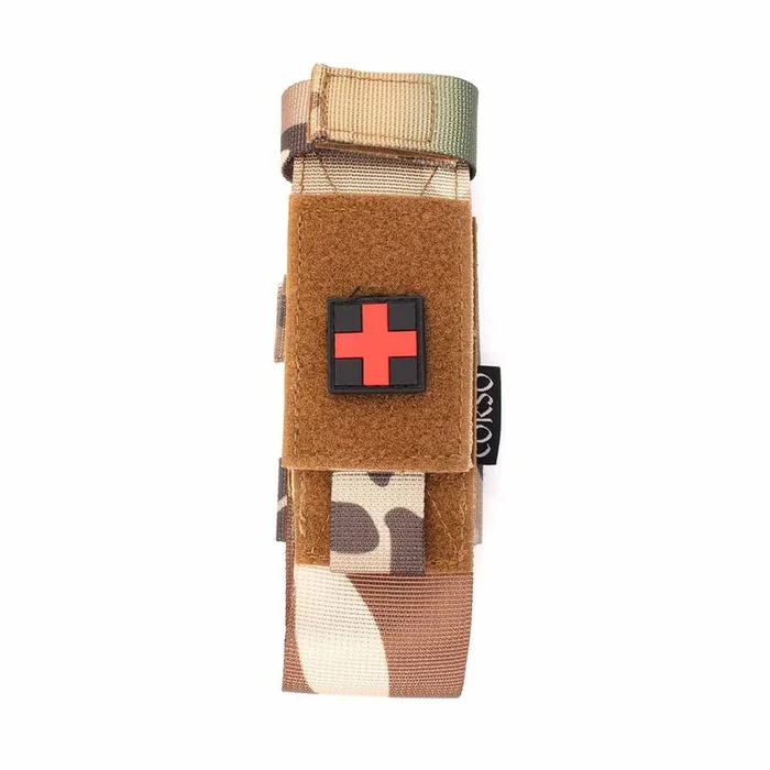 Pochette Porte-Tourniquet et Ciseaux Corso Tactical – Système MOLLE – Accès Rapide – Organisation Optimale en Terrain