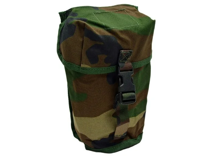 Pochette utilitaire modulaire Molle de l’armée néerlandaise pour cantines, Forest camo