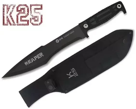 Poignard K25 couteau 37,8cm tactique TITANE reaper
