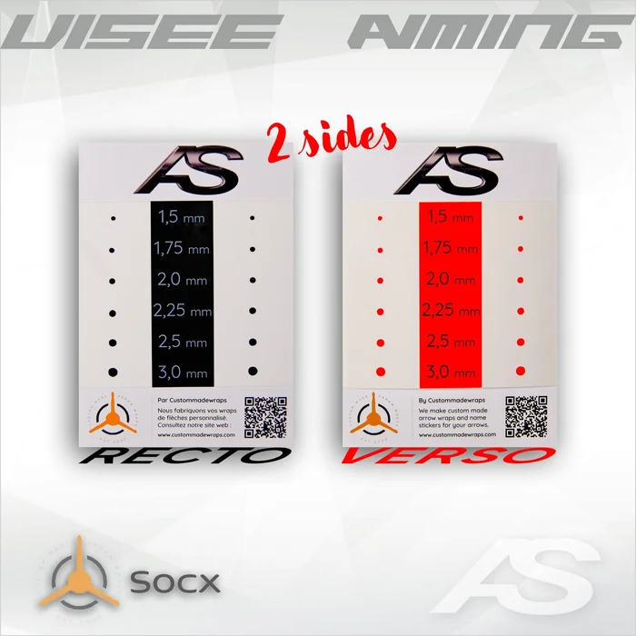 Point De Visee Autocollant Arc Systeme SOCX