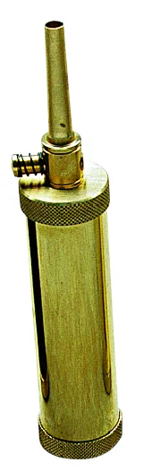 Poire à poudre tubulaire luxe avec valve calibre .44