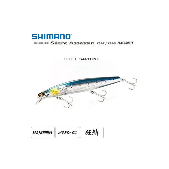 Poisson Nageur Shimano Exsence Silent Assassin Flash Boost 129F