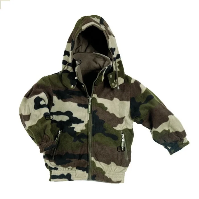 Polaire Enfant Camo /Vert Réversible 39CV39 Sotextra