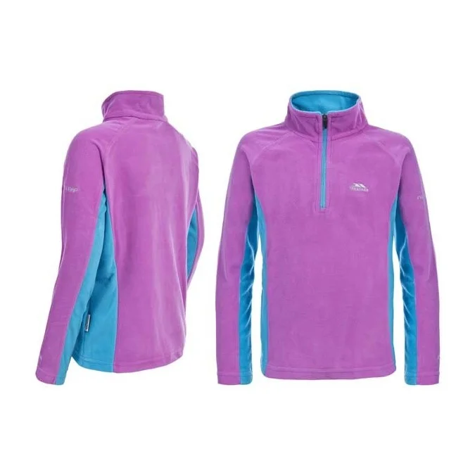 POLAIRE JUNIOR TRESPASS MULAN KIDS HALF ZIP MICROFLEECE