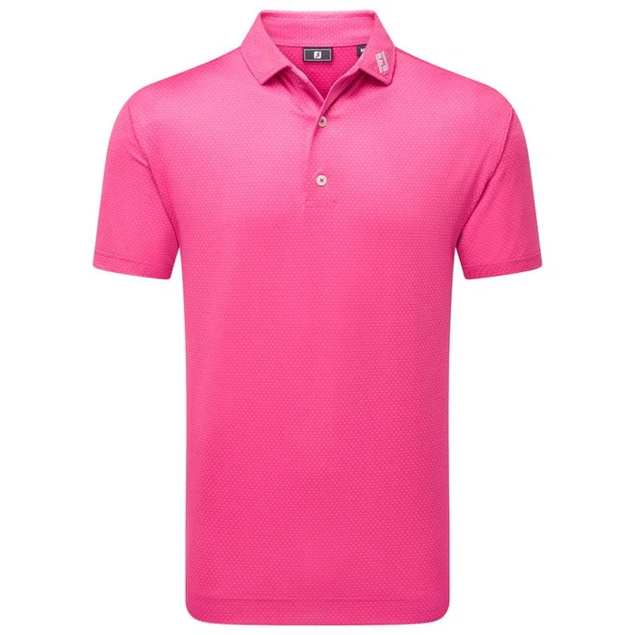 Polo Footjoy Abacus Print Magenta