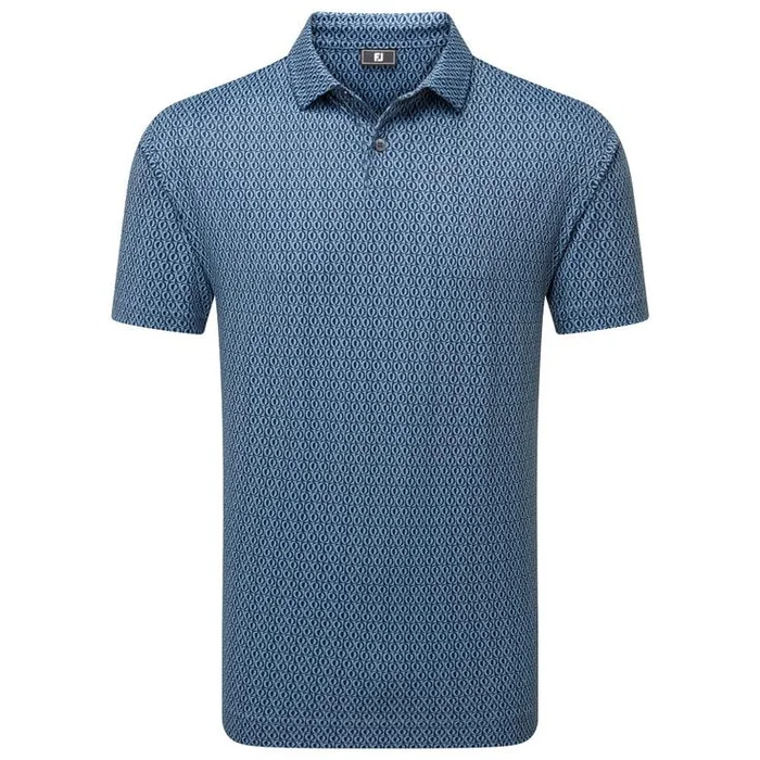 Polo Footjoy Modernist Geo Steel Blue Navy