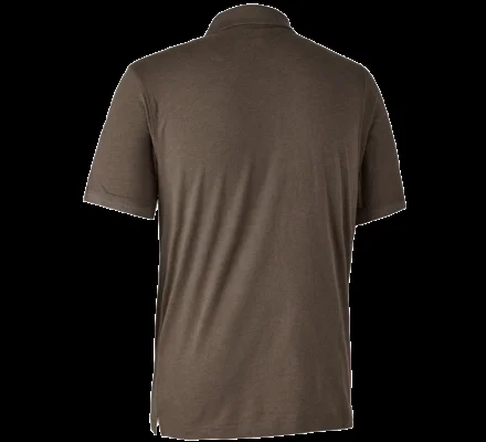 Polo Gunnar marron Deerhunter – Image 2