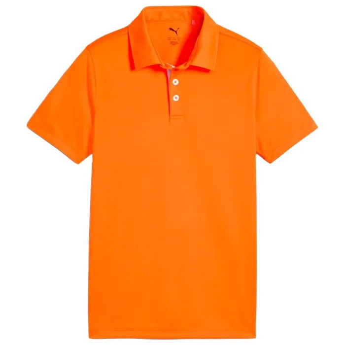 Polo Puma Golf Boys Pure 2.0 Polo Rickie Orange