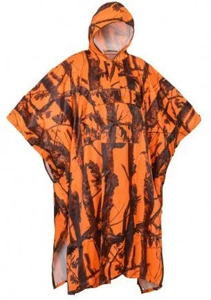 Poncho camouflage orange fluo Ghostcamo