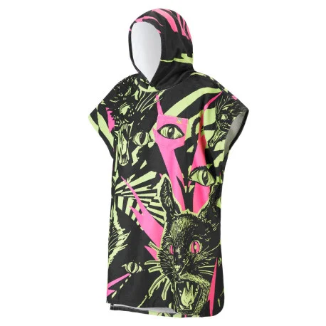 Ponchos AdulteAfter Essentials WILDCAT Acid Green
