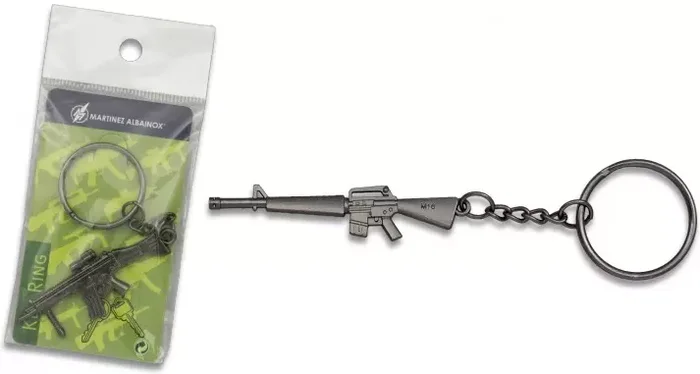 Porte-clé gun acier inox série 1 – Design original