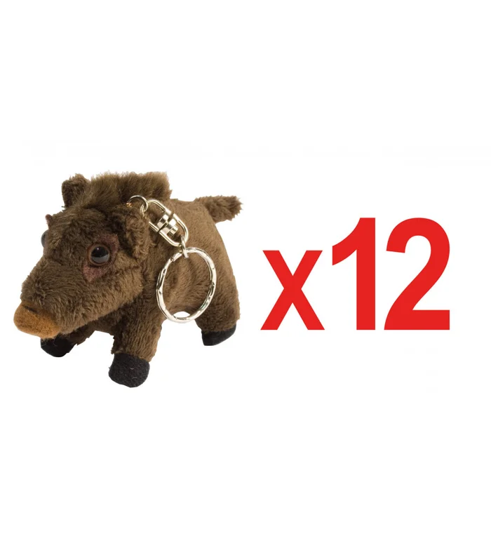 Porte clefs peluche sanglier