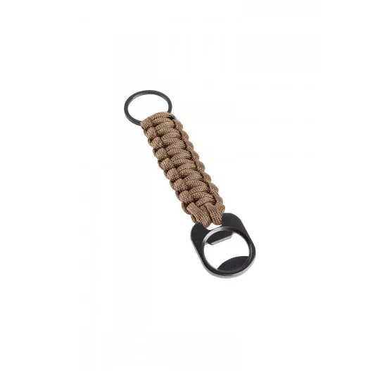 Porte-Clés en Paracorde Avec Décapsuleur Tan