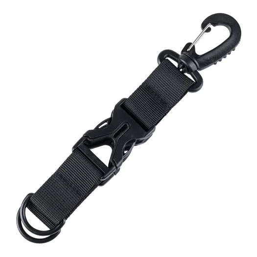 Porte-clés Fosco Carabiner, noir