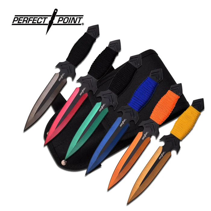 PP-081-6M Set de 6 couteaux de jet