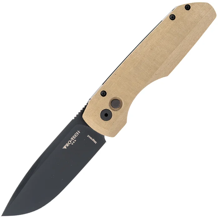 Pro-Tech Synapse Vero Design Green Micarta