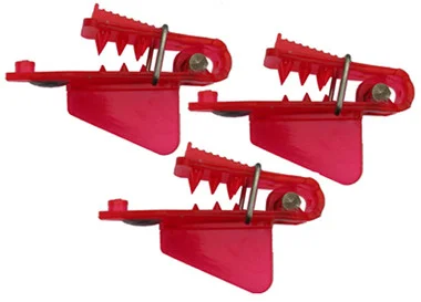 Pro-Troll EChip Bait Head – Taille 1 Rouge 3 Pack avec Echip – Non monté