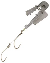 Pro-Troll Roto Chip – #5a Transparent, Hameçons sans ardillon Tandem, Avançon de 7 Pieds 40-lb