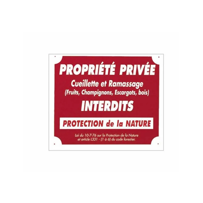 Propriete Privee Cueillette …
