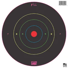 PS8B-MC-6PK 8&Prime; Bullseye Multi-Color Rings – Heavy Tag Paper – 6 Pack