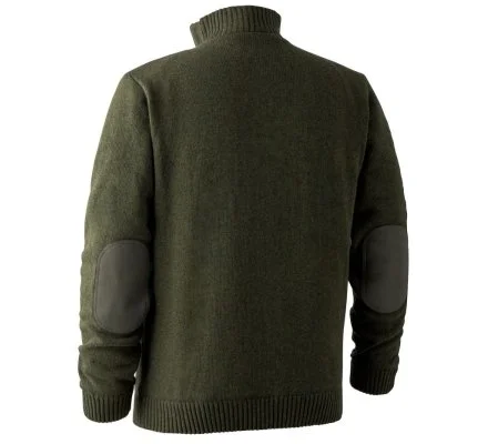 Pull à col avec fermeture à glissière Carlisle vert DEERHUNTER – Image 2