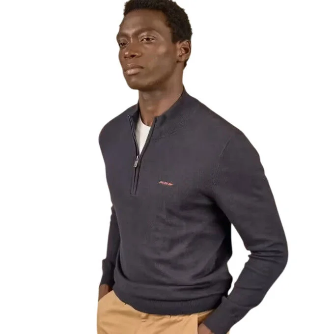 Pull col camionneur MISE AU GREEN – Bleu Marine