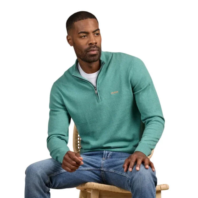 Pull col camionneur MISE AU GREEN – Vert Clair