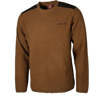 Pull col rond beige Classie SOMLYS