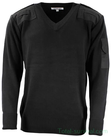 Pull commando de police OPgear avec col en V, noir