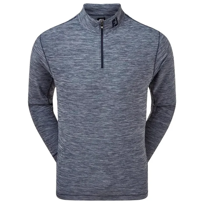 Pull Footjoy Space Dye Brushed Back Chill-Out Pullover Navy