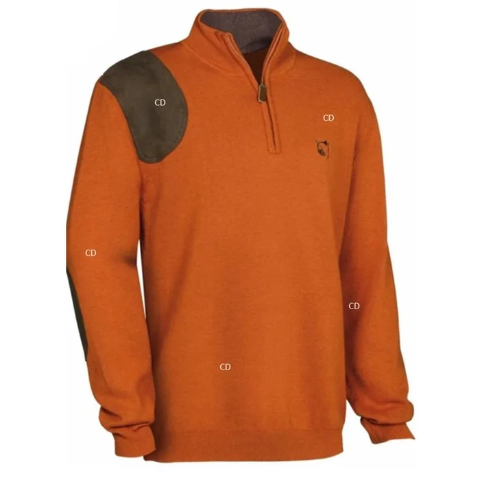 Pull Homme Club Interchasse Wilfried Orange