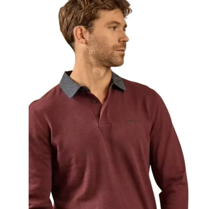 Pull MISE AU GREEN Curtis – Bordeaux – Image 2