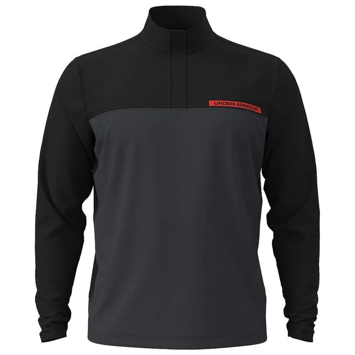 Pull Under Armour T2G 1/4 Zip Black Anthracite Fire