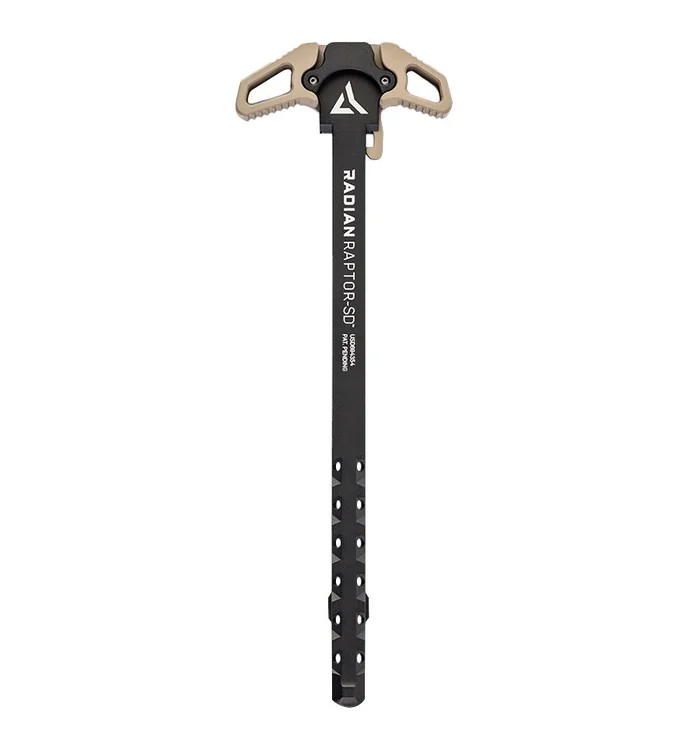 R0070 – Radian Raptor-SD Ambidextrous Charging Handle AR10/SR25 FDE
