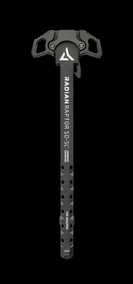 R0278 – Radian Weapons Raptor-SD-SL AR15 Charging Handle Vented Shaft BLACK