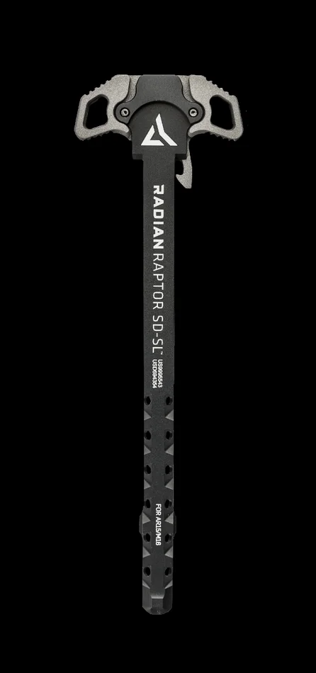R0279 – Radian WeaponsRaptor-SD-SL AR15 Charging Handle Vented Shaft TUNGSTEN