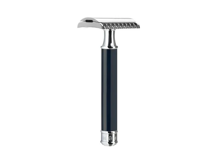 R101 RASOIR DE SECURITE MUHLE TRADITION NOIR PEIGNE OUVERT