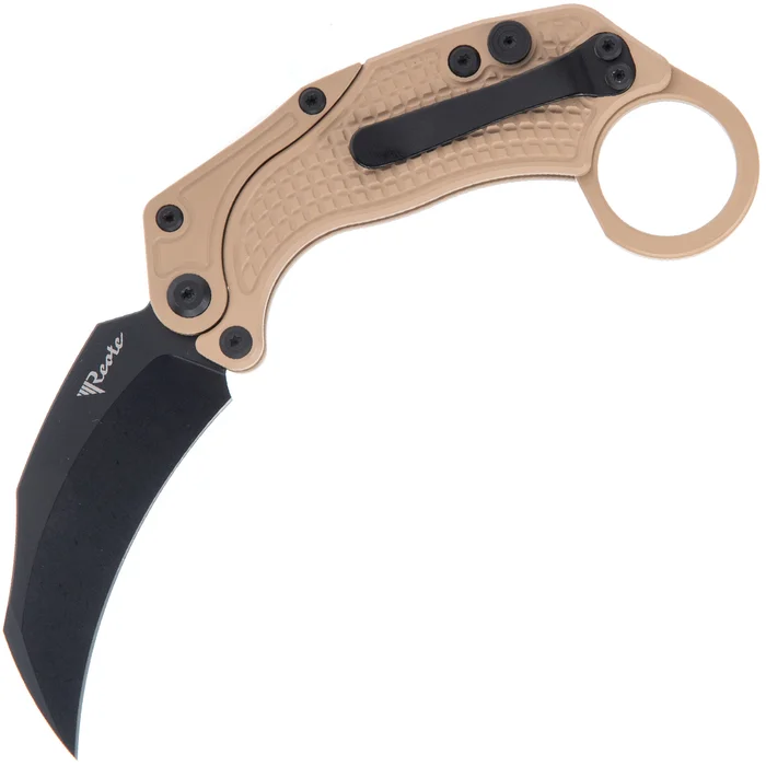 REA116 – Reate Exo-K Tan Gravity Karambit Kit avec trainer