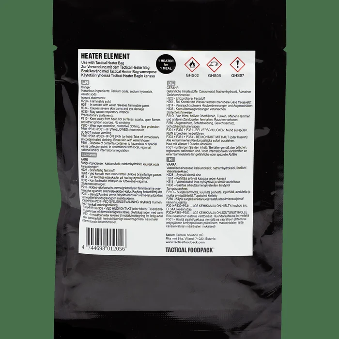 Réchaud de survie Tactical Foodpack