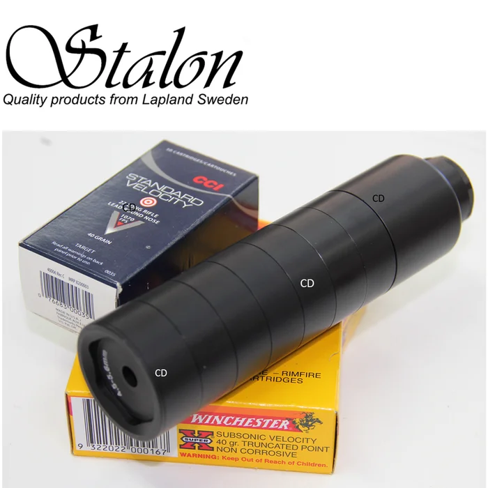 REDUCTEUR DE SON STALON RC 1 /2-28 UNEF CALIBRE 22LR ET 17 HMR