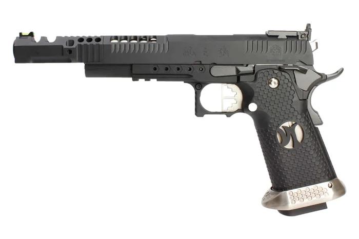 Réplique GBB HX2402 IPSC split black . 38 supercomp – AW custom