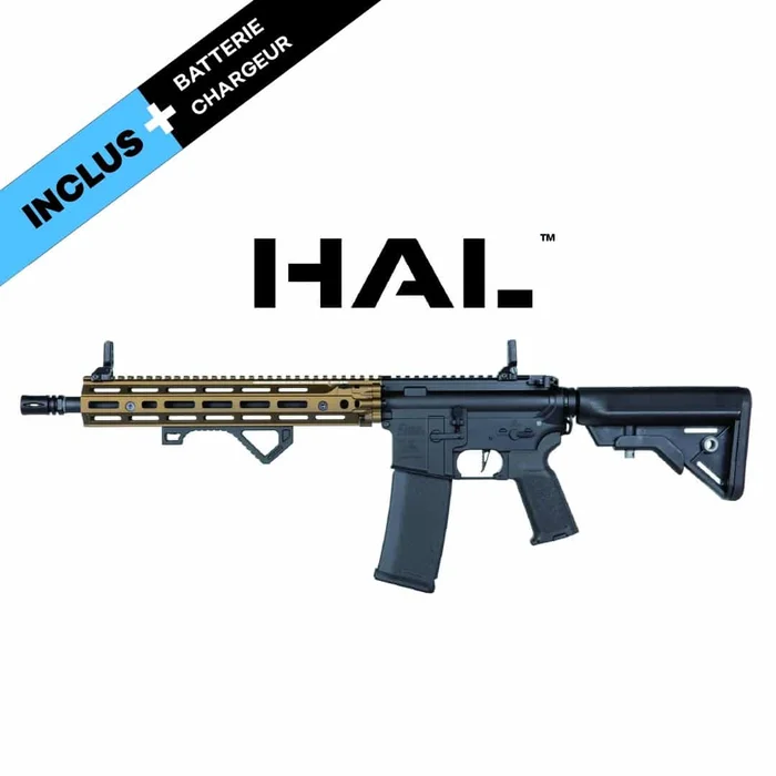 REPLIQUE LONGUE 6MM DANIEL DEFENSE SA-E28 RIS III 14.5 HAL CHAOS BRONZE